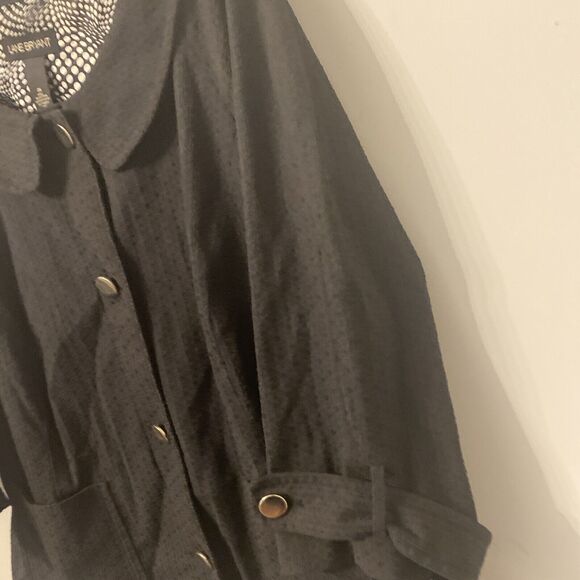 Lane Bryant Blazer Jacket Women's Plus Size 26 3/4 Sleeves Black - Picture 5 of 10